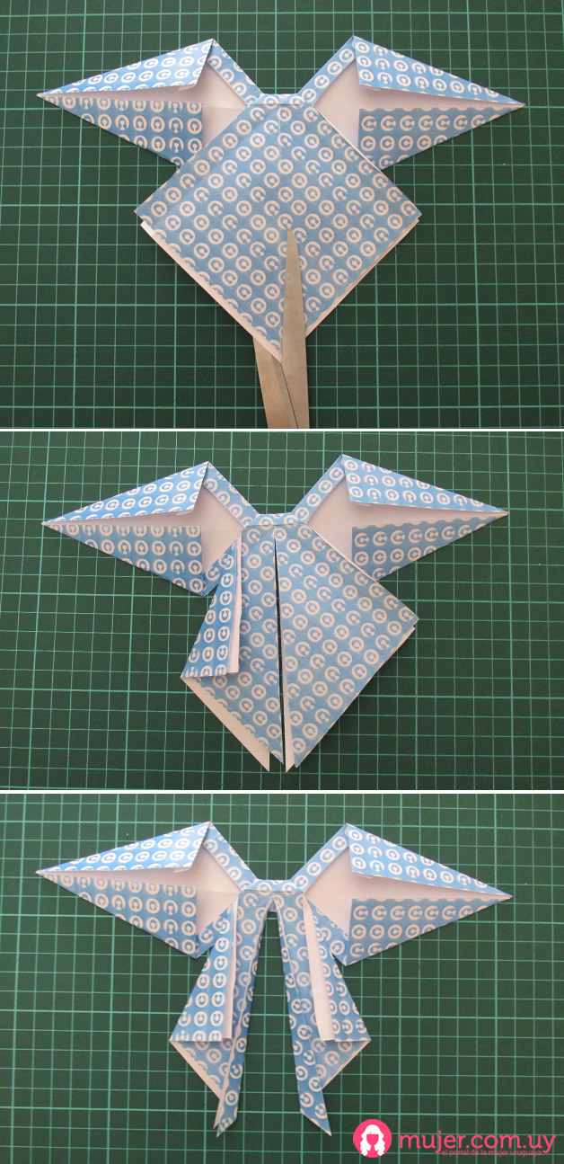 Origami: Moña (5) | Mujer.com.uy