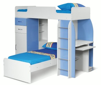 cucheta-escritorio-cajoneria Cucheta con escritorio y cajoneria