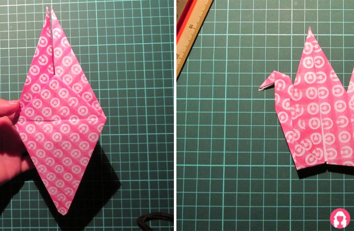 Tutorial: Cómo hacer una grulla de origami | Mujer.com.uy