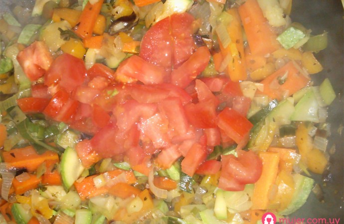 Tomate| Verduras al wok