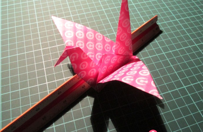Origami: cómo hacer una grulla